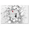 Printed Canvas Painting Wall Art Decor 60 x 40 cm Banksy Girl with a Balloon No. H3624M_WDPC1E view 2
