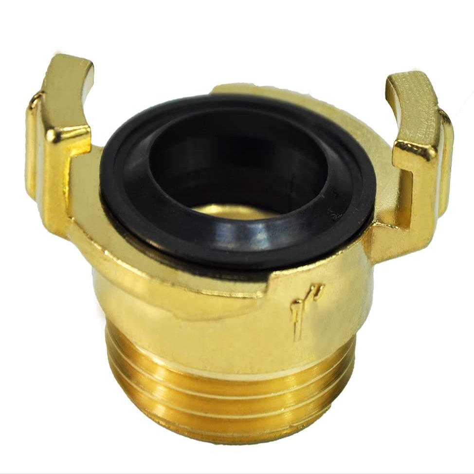 SURE TEC Quick-Connect Couplings with Male Thread (1/4 in, Brass)