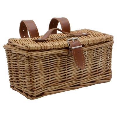UNUS Garden Small Wicker Bicycle Basket for Handlebar
