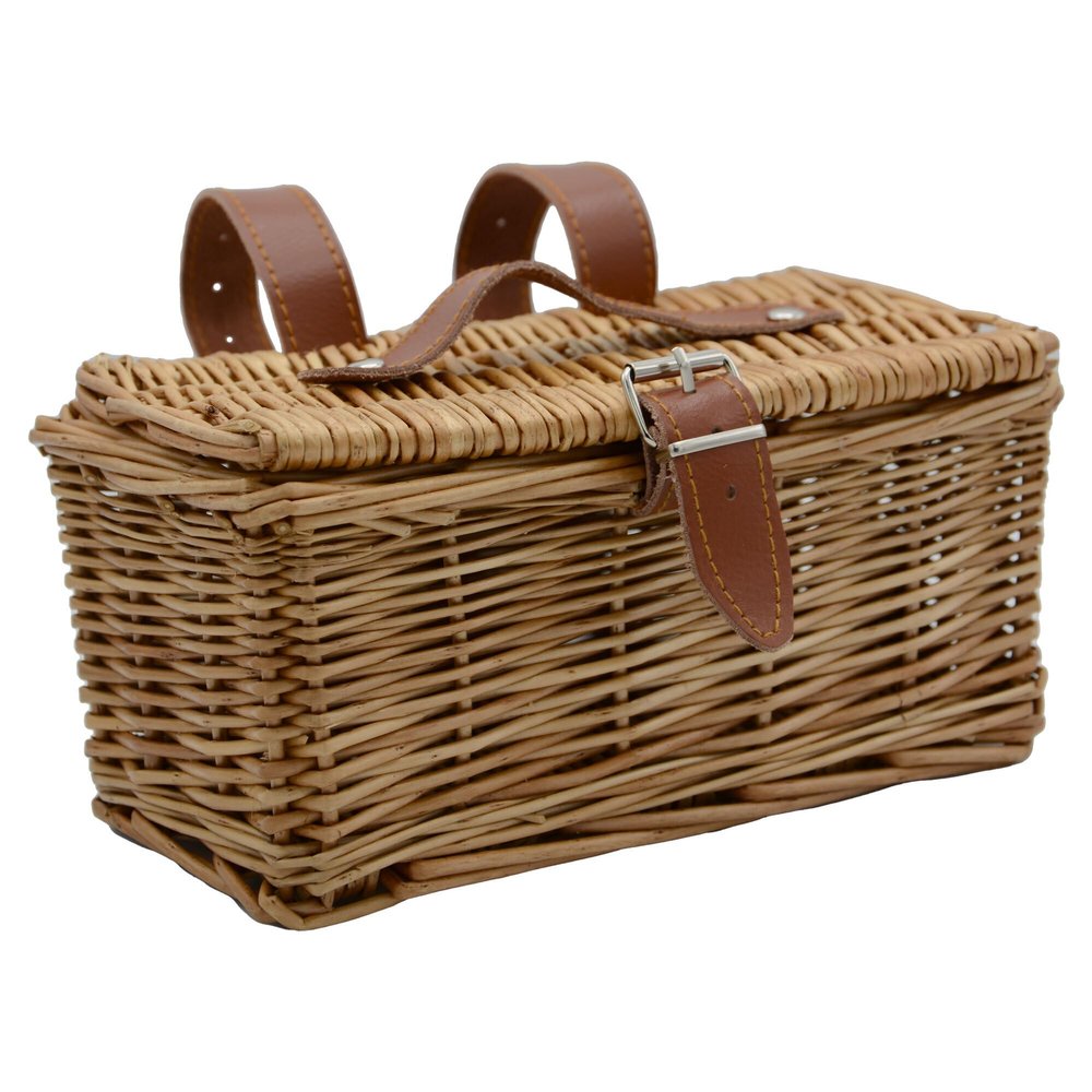 UNUS Garden Small Wicker Bicycle Basket for Handlebar