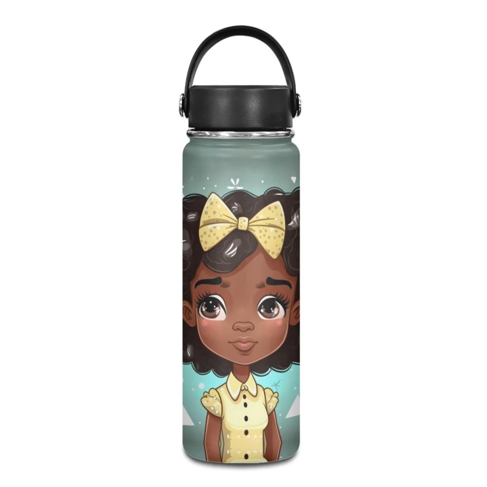 ZOUTAIRONG American Magic Insulated Stainless Steel Water Bottle, 590 ml
