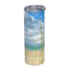 DEHIWI Sea Turtle Beach Tumbler, 590 mL Travel Coffee Cup with Lid and Straw, Stainless Steel, Insulated view 2