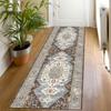 ZDYHMrj Boho Hallway Runner Rug, Washable Non-Slip, 110 x 250 cm view 4
