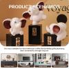 Tauzveok Elephant Decor Statue, Lucky Elephant Figurine, Modern Resin Sculpture, Small view 4
