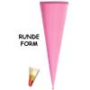 Pink Schultüte Blank Cone, Round, 22–100 cm, with Name and Large Bow view 3