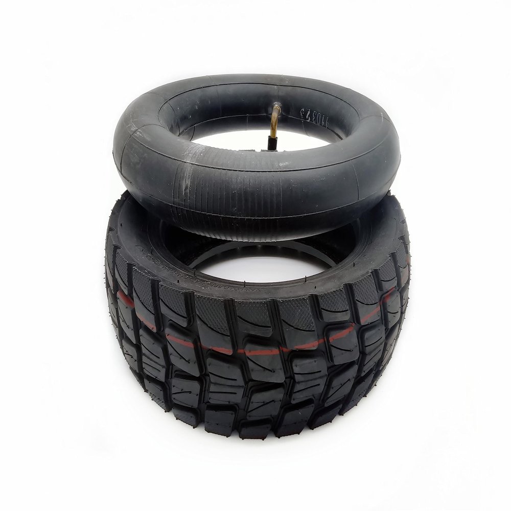 10-Inch 80/65-6 Off-Road Tire for FR Zero 10X, Kaabo Mantis, Dualtron, KUGOO M4 Electric Scooters (1 Set)