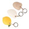 Pokinge 3-Piece Cartoon PU Leather Keychain Set view 2