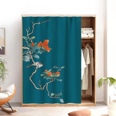 SK Studio Kitchen Cabinet Curtains, Short Blackout Curtain Panel, Country Style, for Shelves and Small Windows, Style 12, 60 x 120 cm