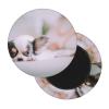 OUSIKA Papillon Round Stool Covers, Elastic Seat Cushion Covers, Washable Bar Stool Covers with Non-Slip Bottom and Elastic Band for Home, Hotel & Spa, 30.5 cm view 2