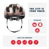 ABUS PURL-Y Bike Helmet for E-Bikes and S-Pedelecs, Brown, Size L view 2