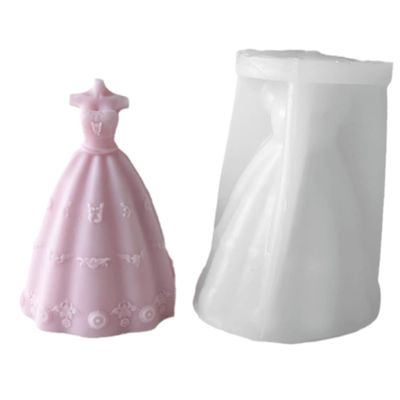 Strapless Wedding Dress Silicone Mold for DIY Crafts