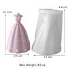 Strapless Wedding Dress Silicone Mold for DIY Crafts view 2