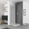 IMPTS Folding Corner-Entry Shower Enclosure 90 x 120 cm, 185 cm High view 2