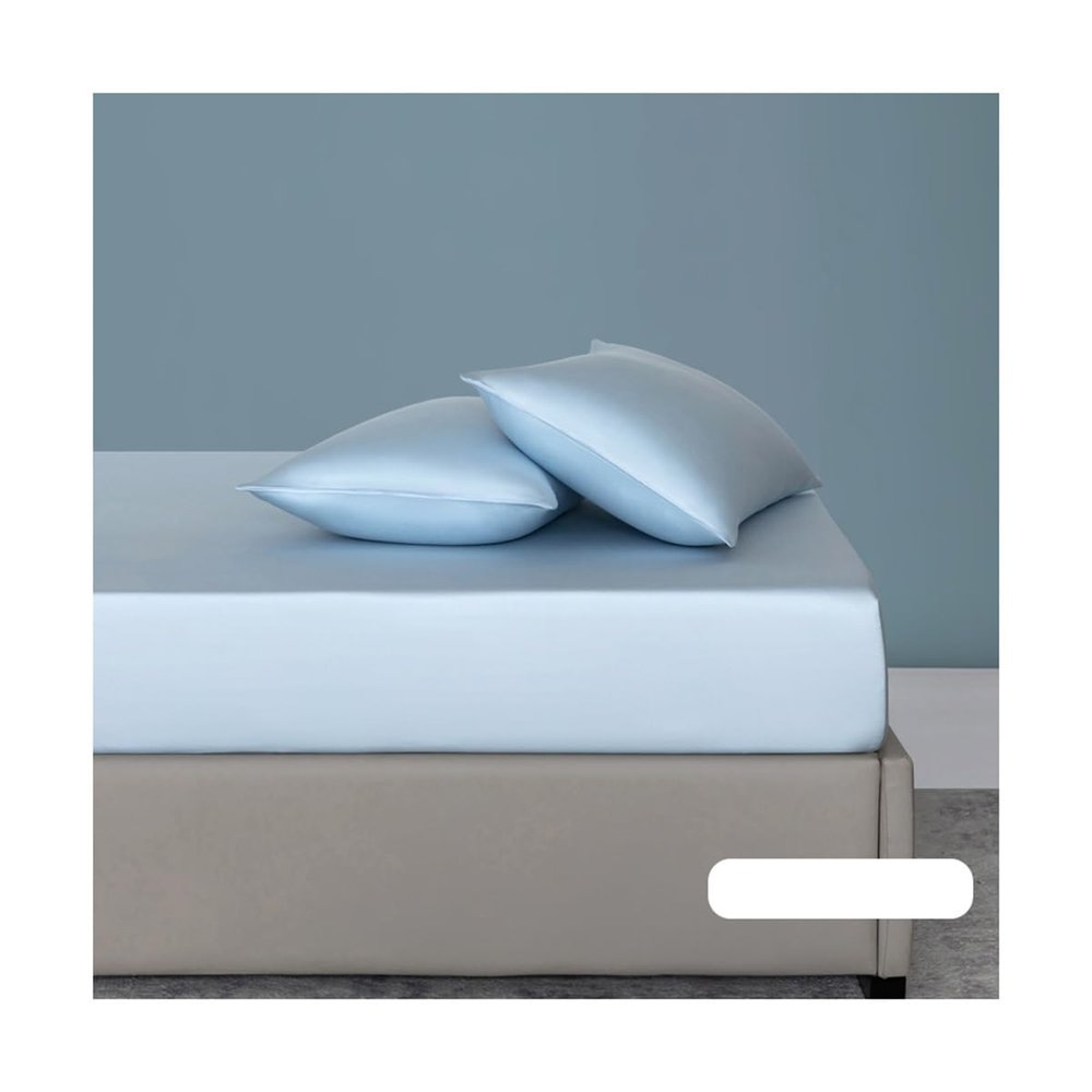 OBONG Extra-Soft Silk Touch Tencel Lyocell Fitted Sheet for Full Mattress, Box Spring, or Topper (Color: A)