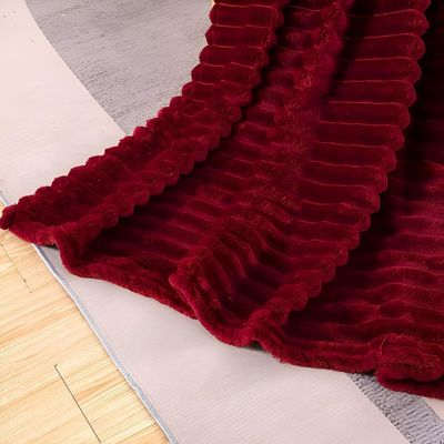Fleece Throw Blanket, Soft Couch Blanket, 200 x 230 cm, Color 24#