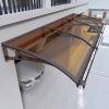 Polycarbonate Front Door Awning with Large Washbasin, 80 x 110 cm view 1