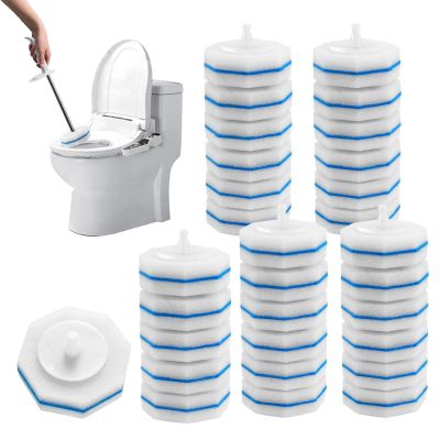 Kasmole 30 Disposable Toilet Brush Replacement Heads