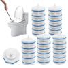 Kasmole 30 Disposable Toilet Brush Replacement Heads view 1