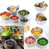 YAERLE Stainless Steel Mixing Bowl Set with Measurement Marks, 580 mL view 2
