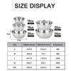 YAERLE Stainless Steel Mixing Bowl Set with Measurement Marks, 580 mL view 4