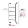 BBHW Wall-Mounted Ladder for Bunk Beds, Home Decor, and Shelves, White, 100 cm (39 3/8 in.) view 2