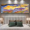 dsdsgog Canvas Wall Art, Abstract Colorful Clouds, 30 x 90 cm, Unframed view 1