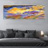 dsdsgog Canvas Wall Art, Abstract Colorful Clouds, 30 x 90 cm, Unframed view 2