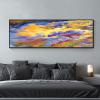 dsdsgog Canvas Wall Art, Abstract Colorful Clouds, 30 x 90 cm, Unframed view 4