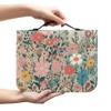 Vodetik Bible Cover with Daisy Pattern, Handle and Zipper view 1