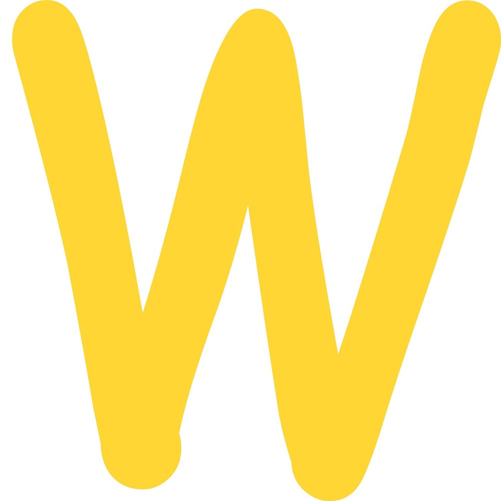 Kleckerliese Alphabet Letter Sticker, 20 cm, Single, Yellow