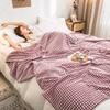 SDNAM Plush Fleece Sofa Blanket, Soft Throw, 150/200/220 x 240 cm, Gray/Brown, Style 31# view 2