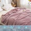 SDNAM Plush Fleece Sofa Blanket, Soft Throw, 150/200/220 x 240 cm, Gray/Brown, Style 31# view 3