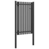 RAUGAJ Steel Garden Fence Gate 1 x 2.25 m, Anthracite view 2
