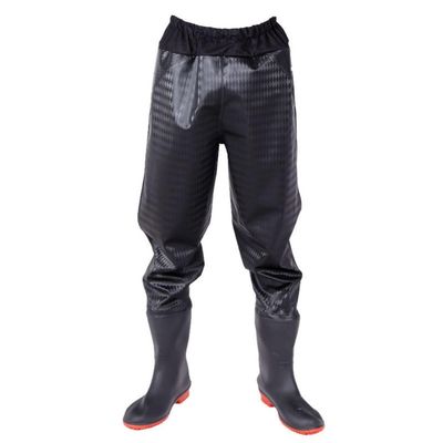 Black Half-Length Hip Waders, Green, EU 42