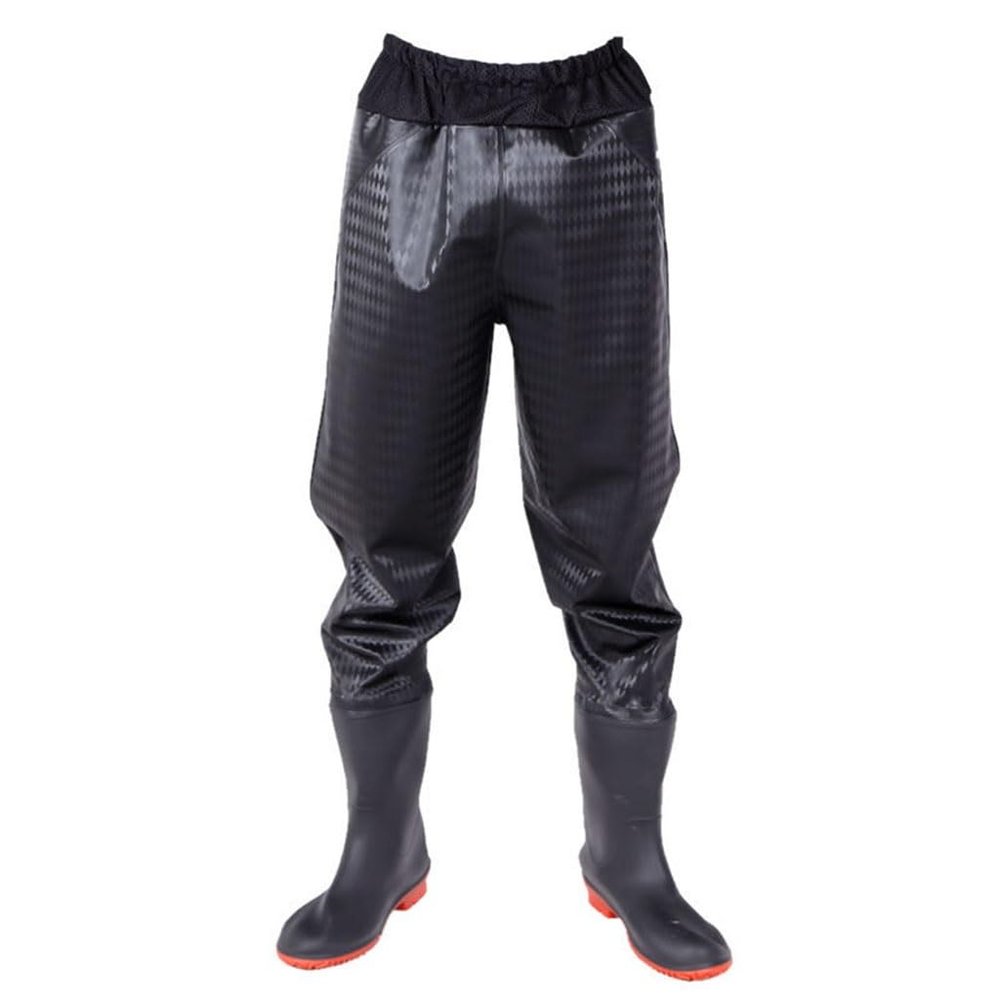 Black Half-Length Hip Waders, Green, EU 42
