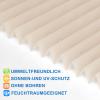Homland No-Drill Pleated Blind, Clamp-Fit, 35.4 x 39.4 in, Cream view 2