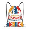 IUBBKI National Hispanic Heritage Month Drawstring Backpack, Waterproof Gym Bag view 1