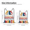 IUBBKI National Hispanic Heritage Month Drawstring Backpack, Waterproof Gym Bag view 3