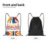 IUBBKI National Hispanic Heritage Month Drawstring Backpack, Waterproof Gym Bag view 4