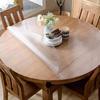 Round Frosted Translucent PVC Table Protector view 3