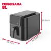 ARDES ARFRYA05L INFINITY 8L Slim XL Air Fryer, Metal, Black view 2