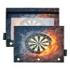 Quteprint Fire Ice Dartboard 3-Ring Binder Pencil Pouches, 2-Pack view 1
