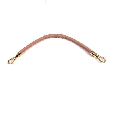 2-Piece 30/40/60 cm Short Braided Solid-Color PU Leather Bag Straps, DIY Replacement Wrist Handles, Detachable Bag Grips