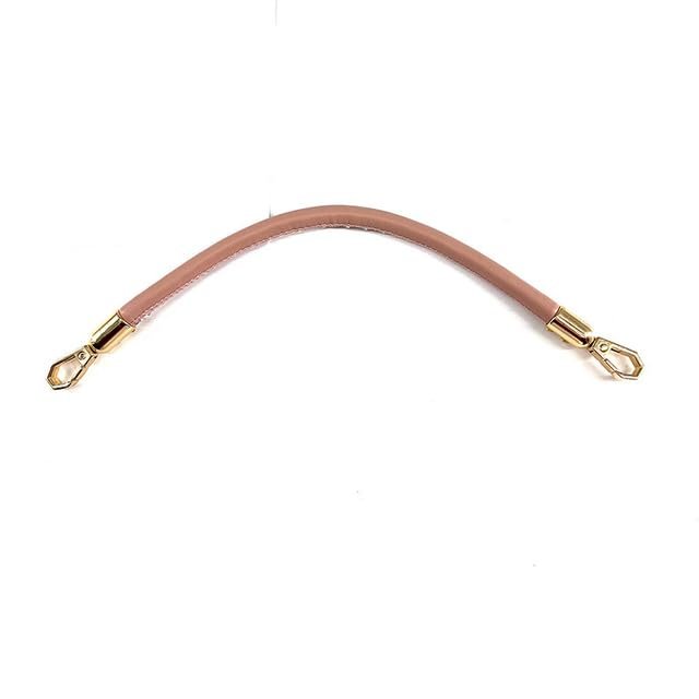 2-Piece 30/40/60 cm Short Braided Solid-Color PU Leather Bag Straps, DIY Replacement Wrist Handles, Detachable Bag Grips