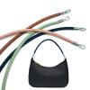 2-Piece 30/40/60 cm Short Braided Solid-Color PU Leather Bag Straps, DIY Replacement Wrist Handles, Detachable Bag Grips view 2