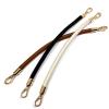 2-Piece 30/40/60 cm Short Braided Solid-Color PU Leather Bag Straps, DIY Replacement Wrist Handles, Detachable Bag Grips view 4
