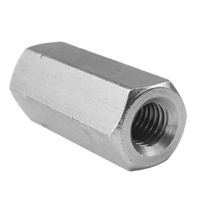 100 Hex Coupling Nuts M8 x 30 mm V2A | Metric Internal Thread | Techtanium