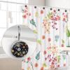 12-Piece Space Galaxy Rocket Planet Astronaut Shower Curtain Hooks view 4