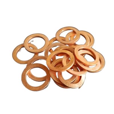 Copper Washer, M25 Seal, 25 mm ID, T3, Red Copper Washer (25x37x3, 3 pcs)