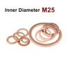 Copper Washer, M25 Seal, 25 mm ID, T3, Red Copper Washer (25x37x3, 3 pcs) view 2